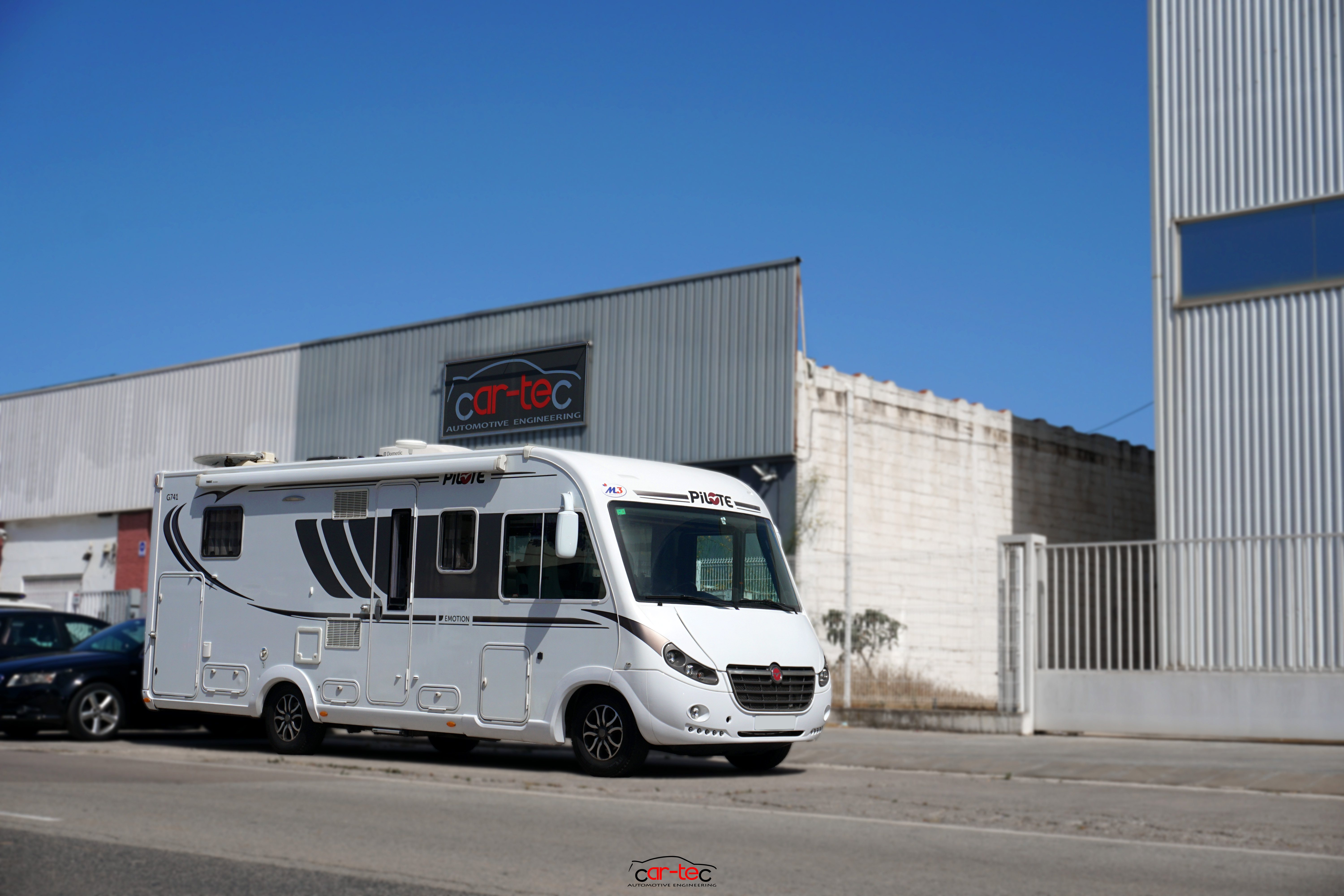 Viajar en coche Fiat Ducato reprogramado